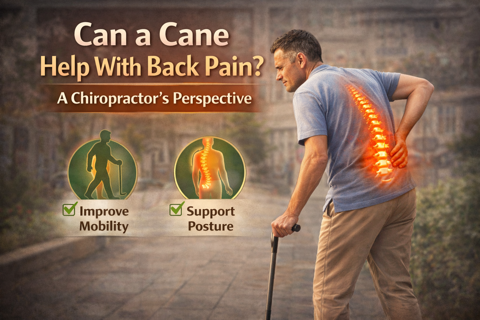 Can a Cane Help With Back Pain