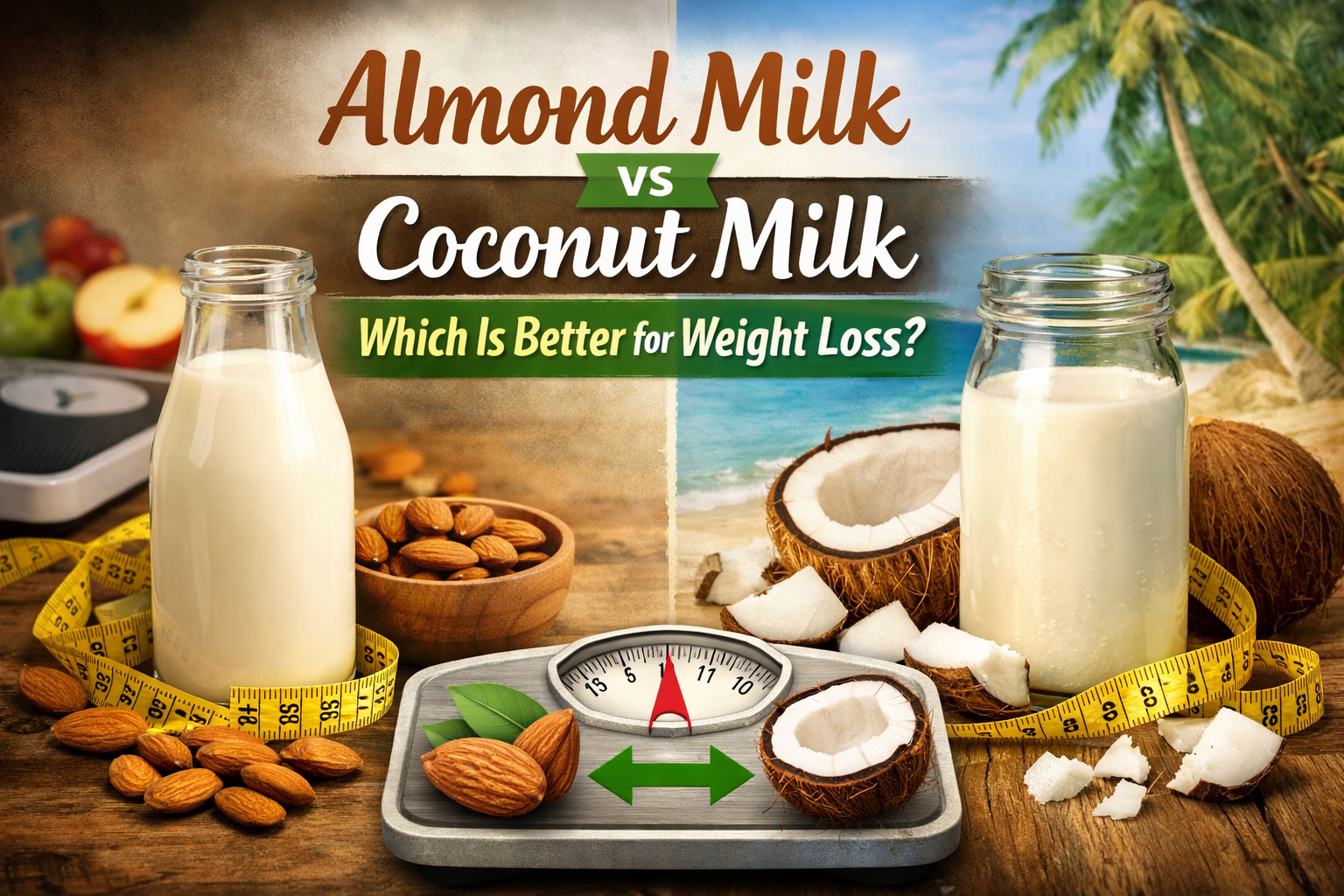 Is Almond Milk or Coconut Milk Better for Weight Loss