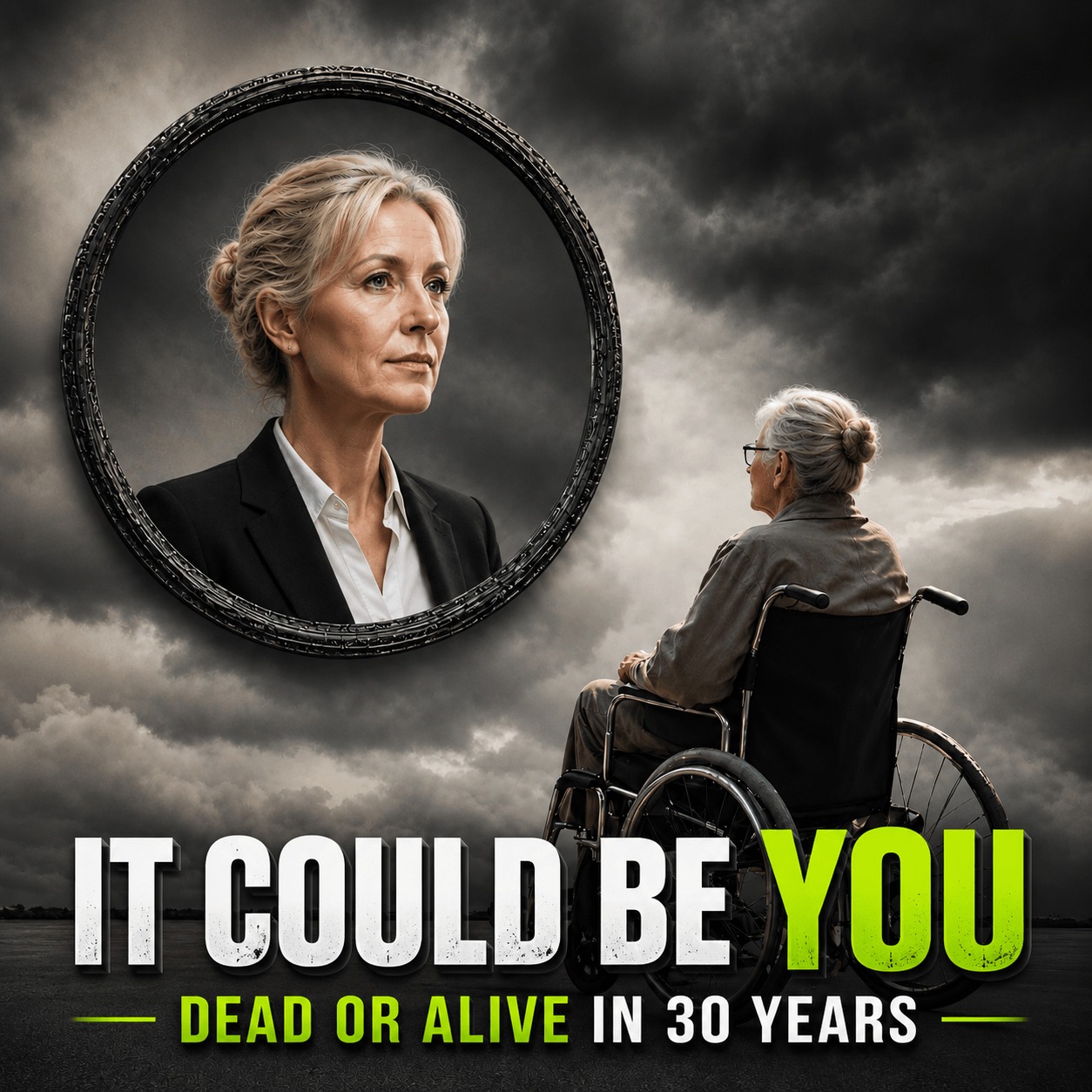 An older woman reflecting on the health and independence she wants for her future