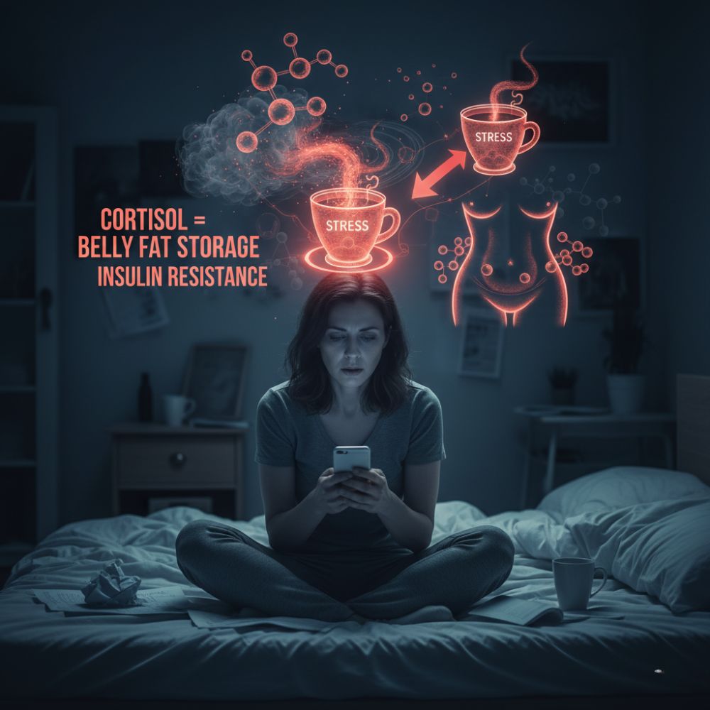 Stress Hormones Sabotage Your Metabolism