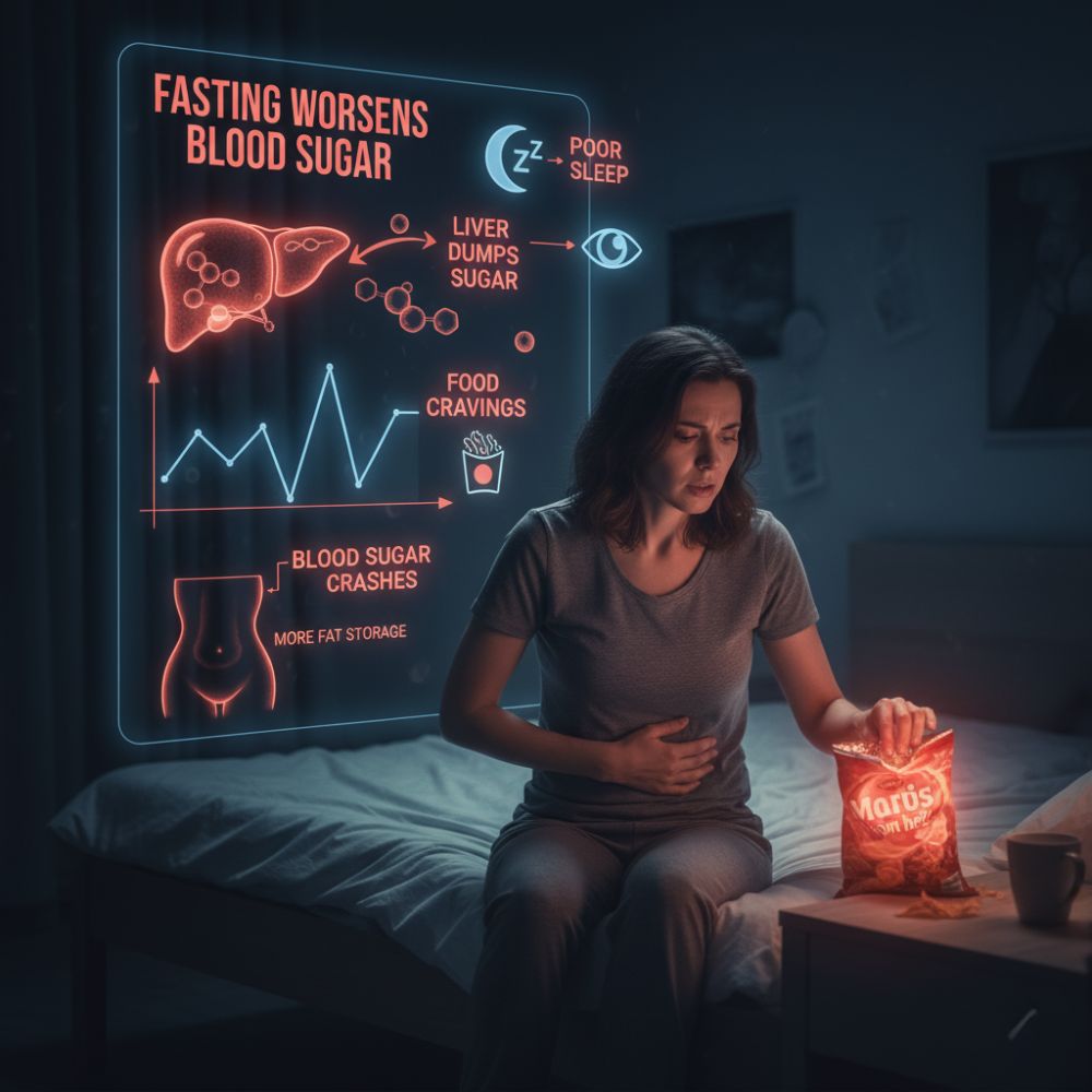 Fasting Worsens Blood Sugar in Some People