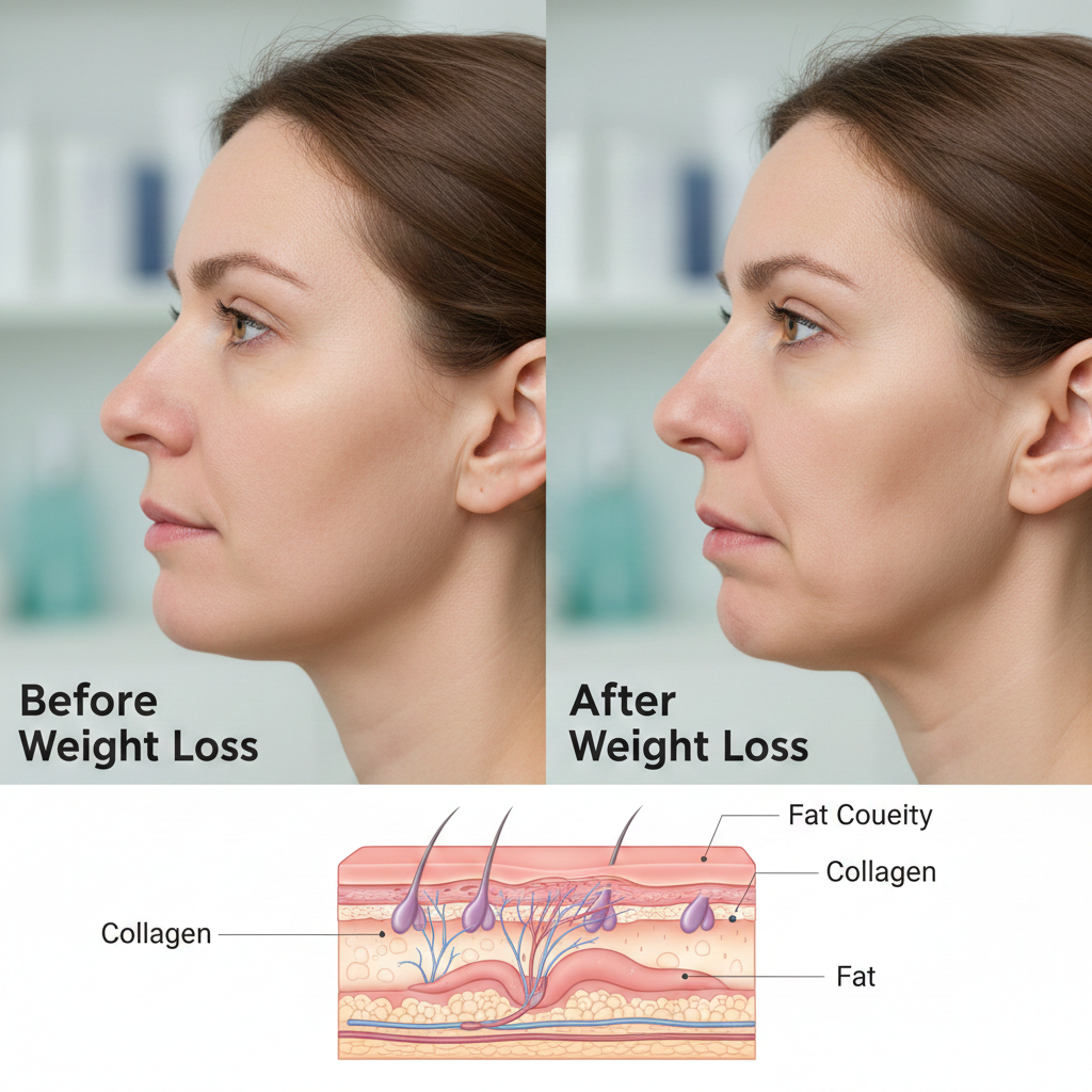 Jowls Before and After Weight Loss
