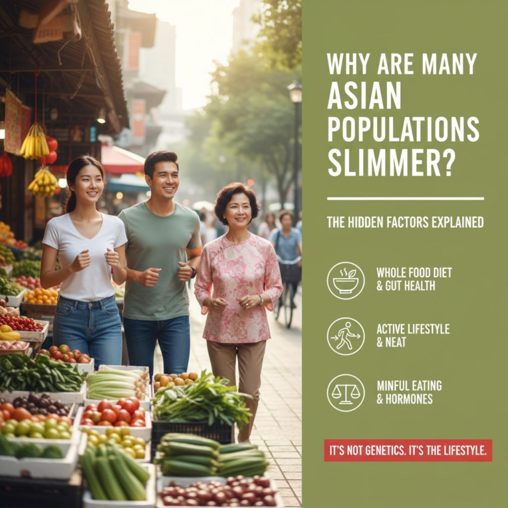 Why Are Many Asian Populations Slimmer?